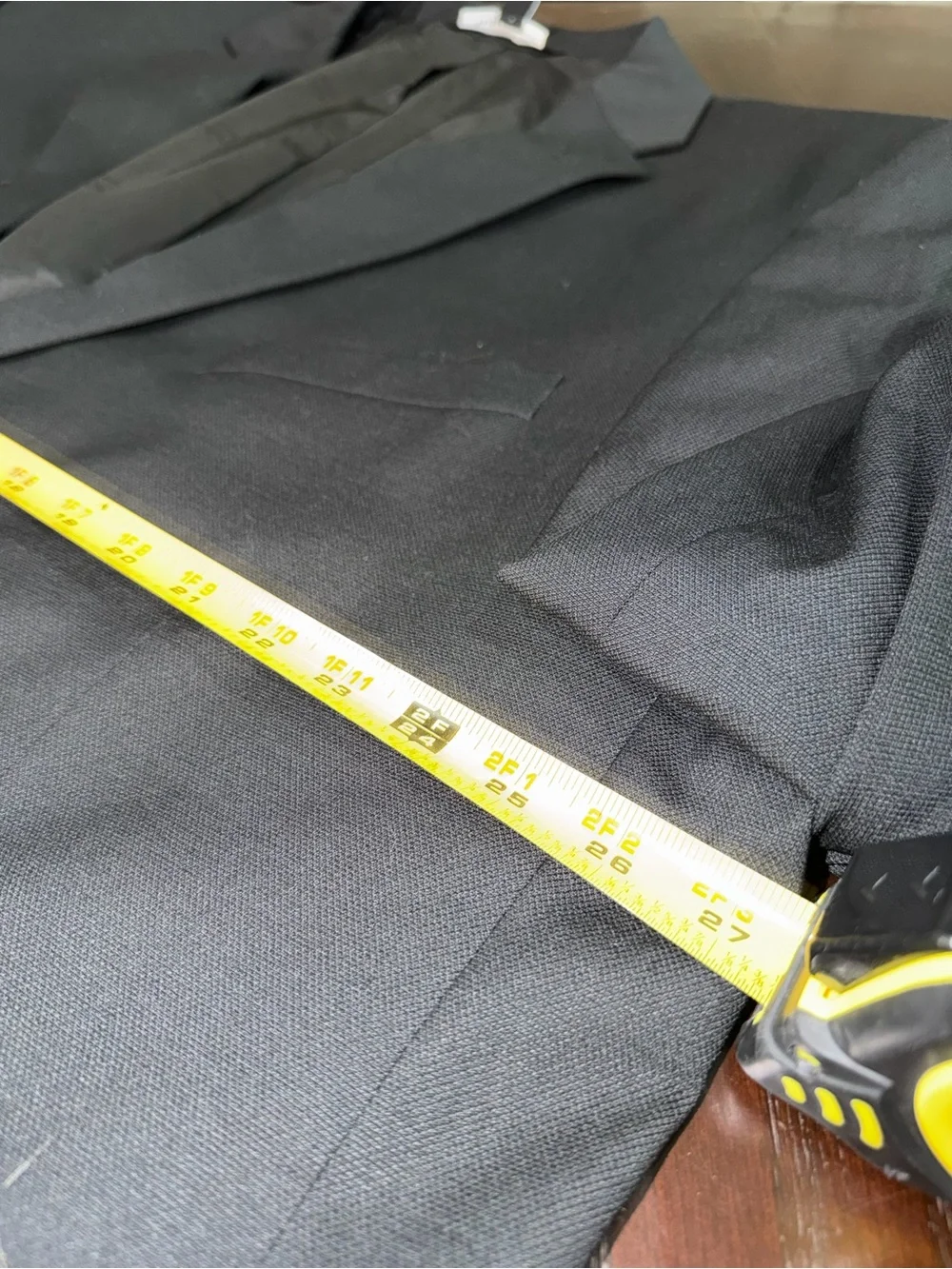 Michael Strahan Custom 2-Piece Suit Set | Black Wool Blend | 52R / 51R |